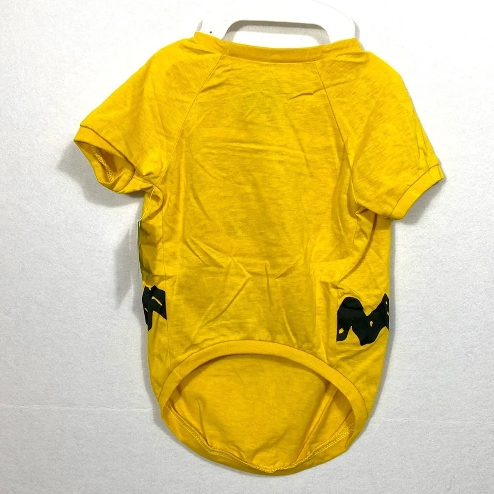 Yellow 'Good Grief' Dog Shirt and Harness Set Peanuts & Minions size Large